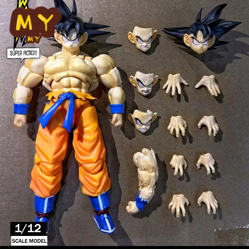 

WOW Super Action Son Goku Kaiouken Figure Anime Dragon Ball Z SHF Goku Action Figure 15cm Statue Collection Toy Kid Boy Gift