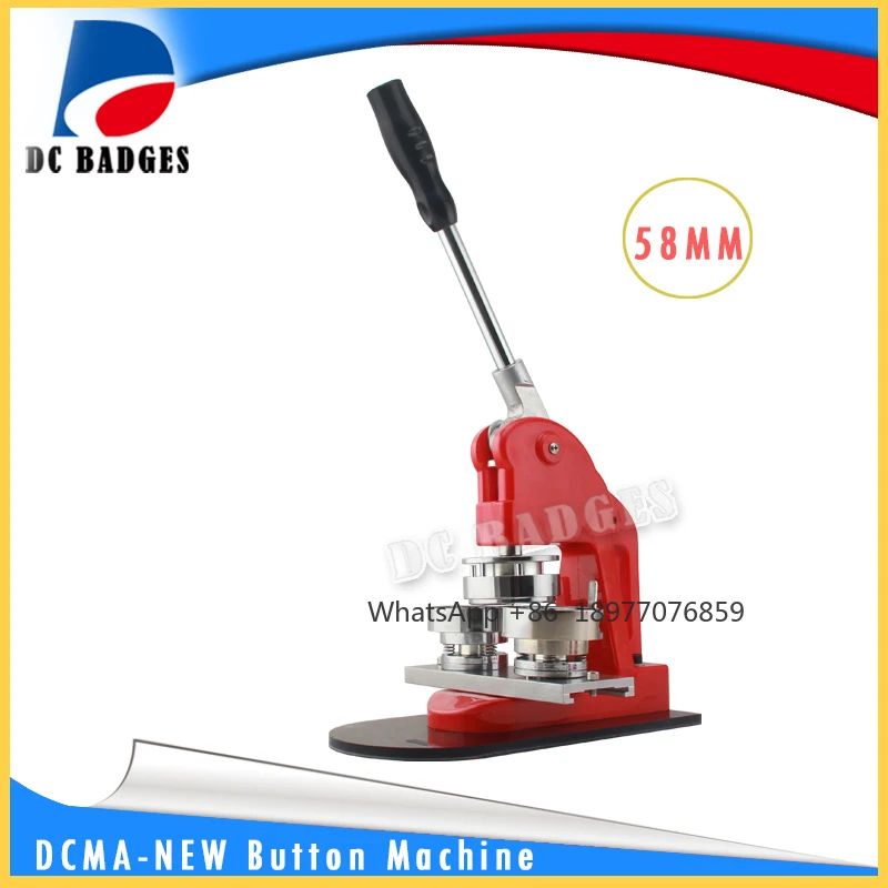Source Factory New Button Maker Badge Making Machine Including 58mm Mold More Durable Metal Slides