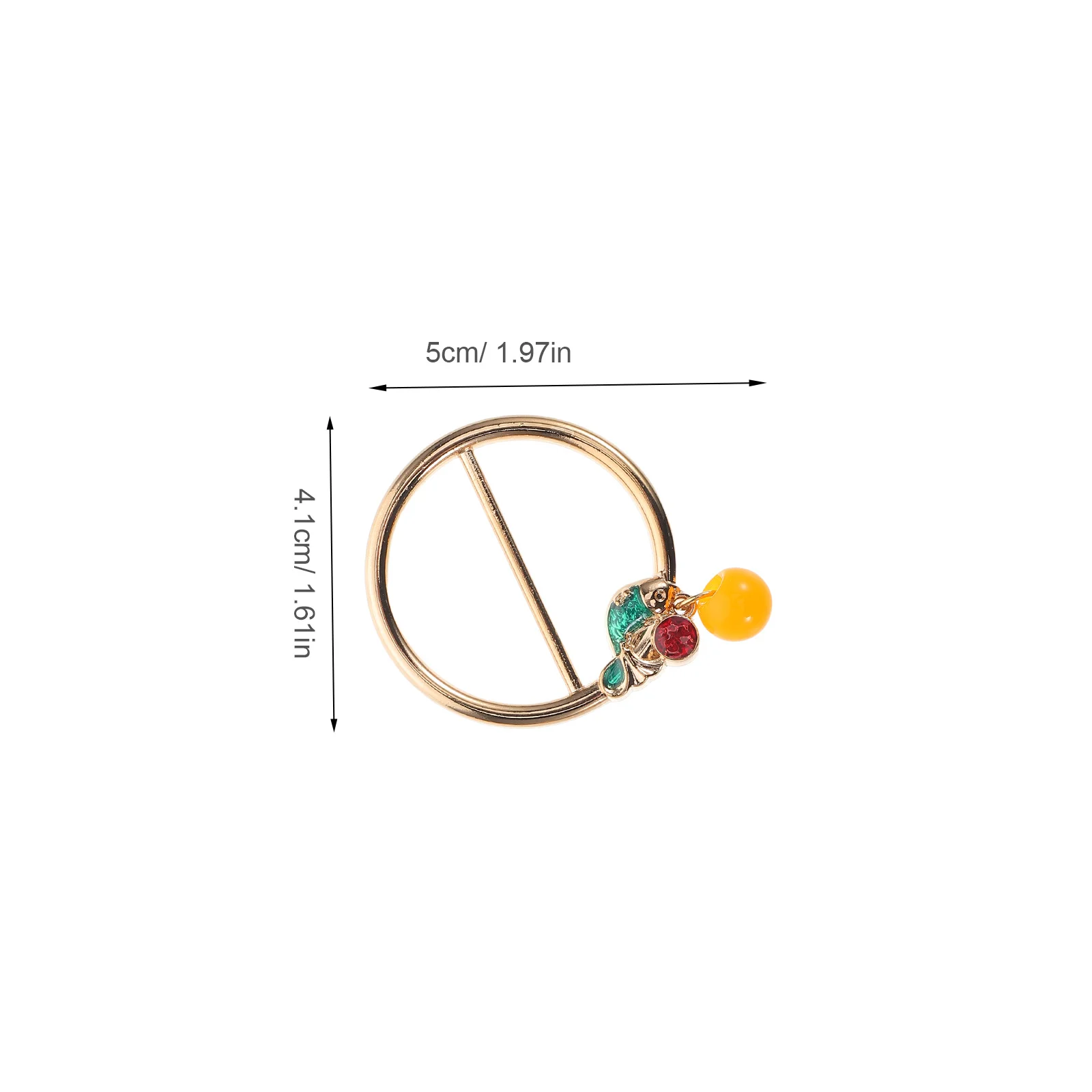 10Pcs Small Metal Scarf Ring Buckle Clip for Women Cardigan Shawl Buckle Scarf Accessories Fashion Buckles Accessories