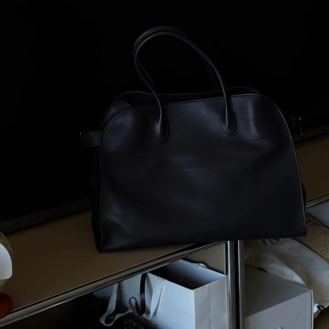 لينة أفضل حقيبة كتف جلد البقر Margaux15 جودة الجلود سعة كبيرة حقيبة يد كاجوال الجلد المدبوغ Margaux 15 حمل حقيبة كلاسيكية #4