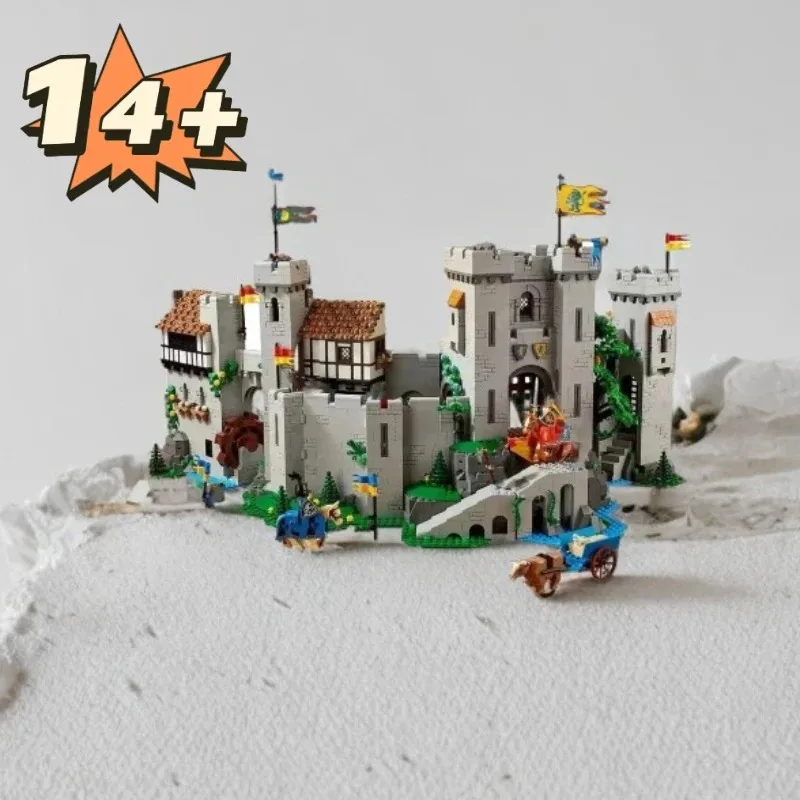 4514 PCS Lion Kings Castle Compatible 10305 Building Blocks Bricks Education Kids Christmas Birthday Gifts Toy