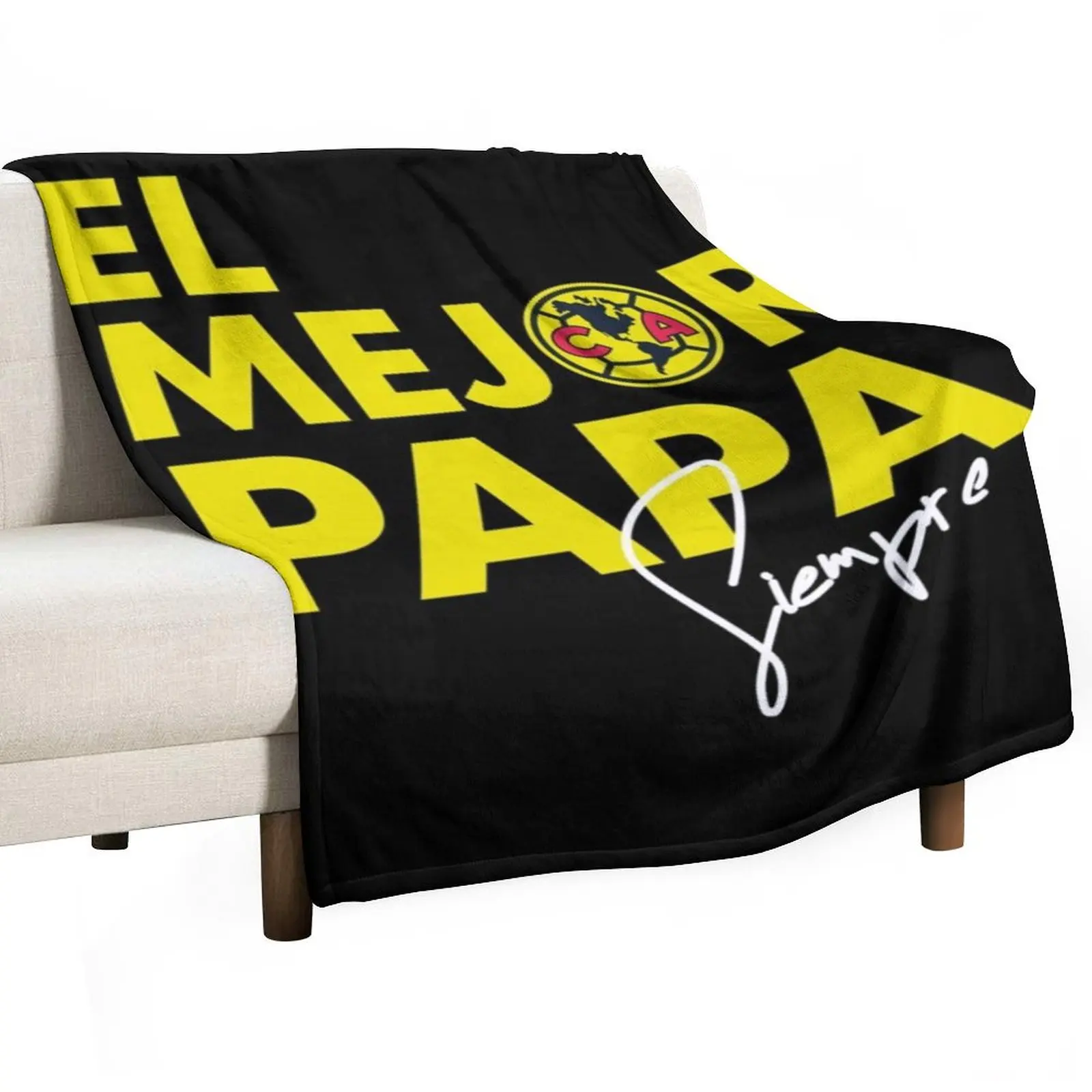 

Club America - El Mejor Papa Throw Blanket Blankets For Baby Thermal christmas gifts Soft Beds Blankets