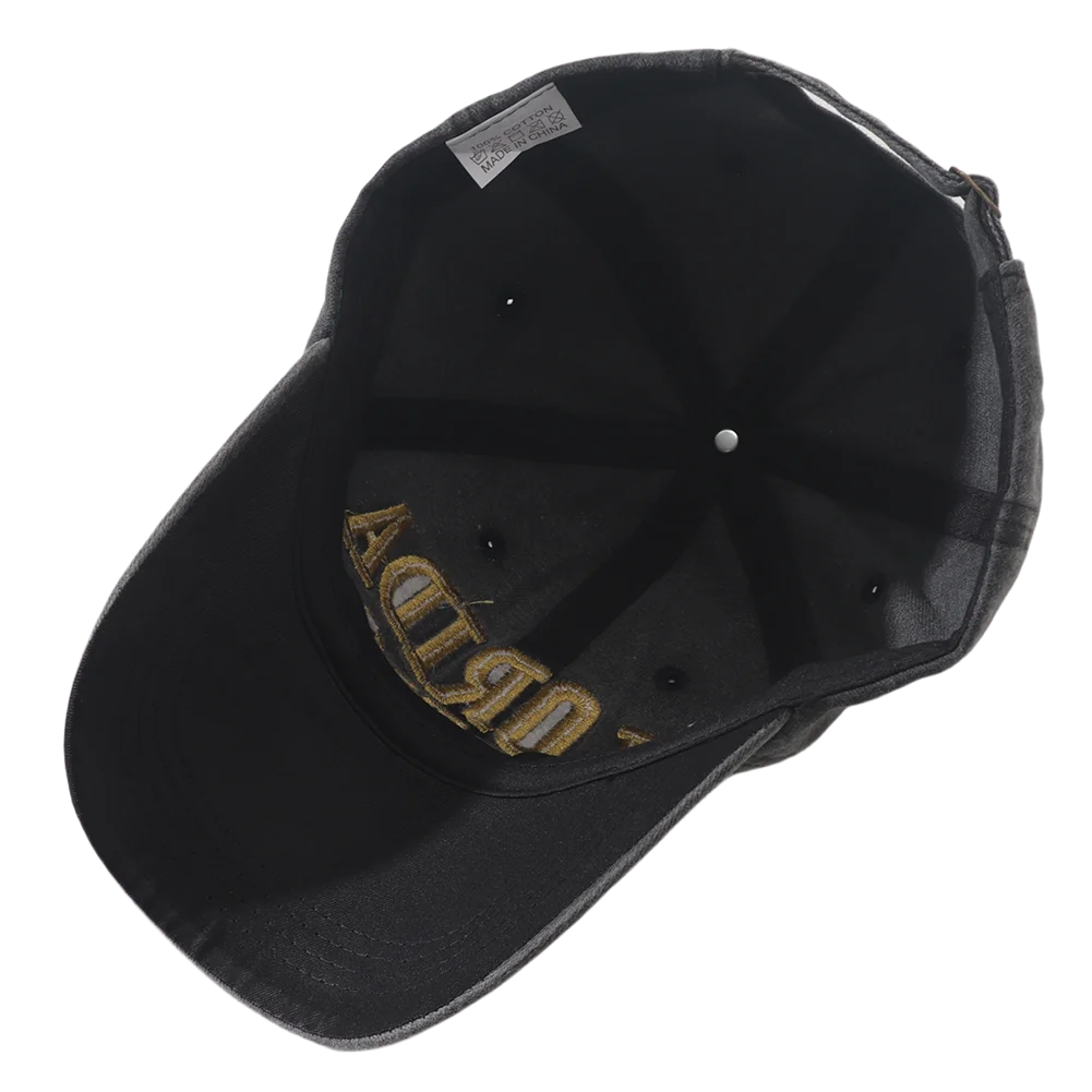 أزياء فلوريدا التطريز قبعات البيسبول في الهواء الطلق عارضة قبعات للحماية من الشمس الهيب هوب قبعة الرياضة قبعات الغولف غسلها Snapback القبعات للنساء الرجال