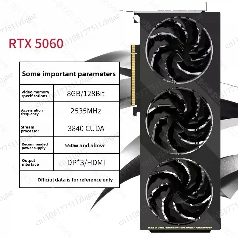 8GB 16GB Desktop Gaming GPU, High‑Speed Graphics Card with DLSS 4.5 for Gaming Computer
