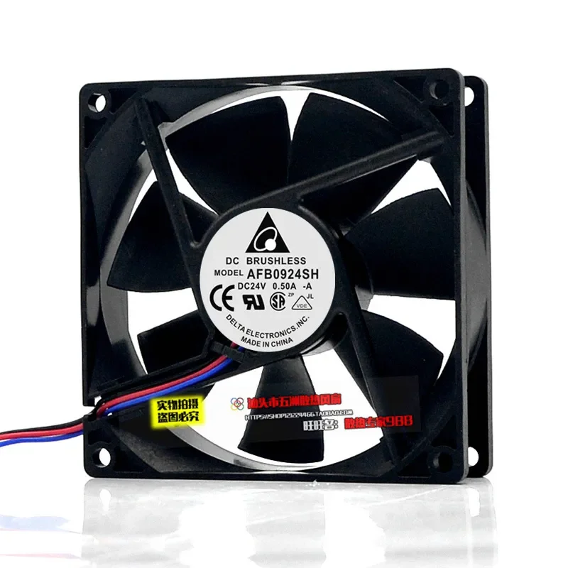 for Delta AFB0924SH 9025 24V 0.50A 9CM Double Ball Bearing Inverter Cooling Fan