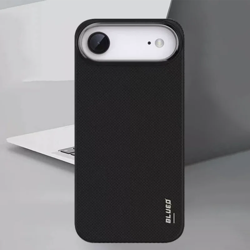 Blueo Carbon Fibre Case For iPhone 17 Air Kevlar Wireless Charging Back Cover Case for iPhone 17 AIR