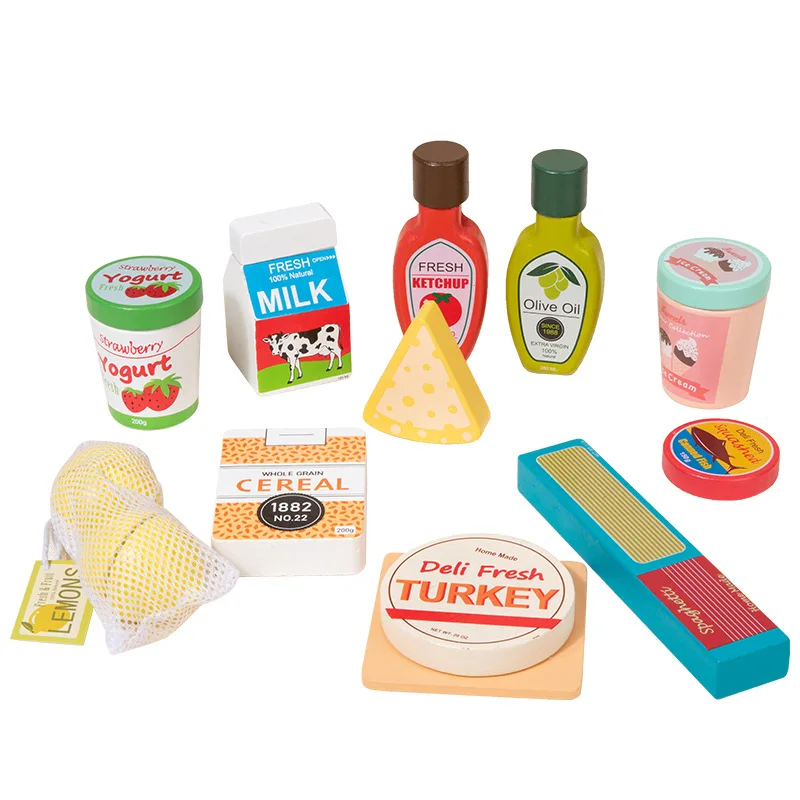 Ensemble de nourriture créatif pour jeu de simulation – Modèles de crème glacée réalistes en forme de Ketchup, parfait pour le dépanneur et la simulation de supermarché