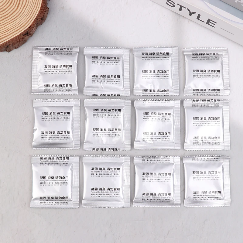 12/24 قطعة مرحاض التخييم للمرحاض المحمول التخييم المرحاض المواد الكيميائية السائل النفايات جل إزالة الروائح الكريهة مسحوق ايكو ماصة هلام