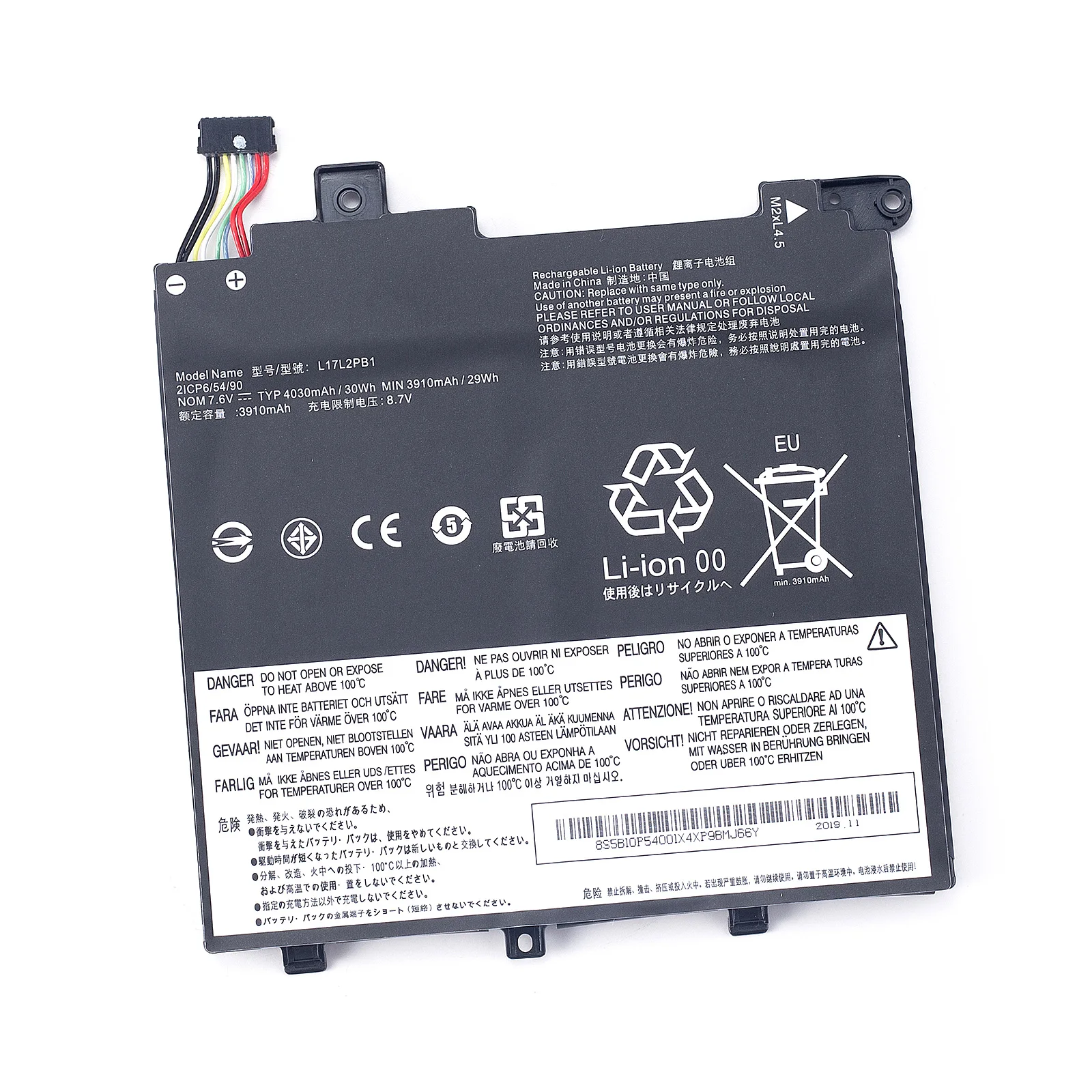 Bvbh L17c2pb1 Laptop Batterij Voor Lenovo V330-14IKB 14arr V130-14IGM 14ikb L17l2pb1 L17l2pb2 L17m2pb1 L17c2pb1 L17c2pb2