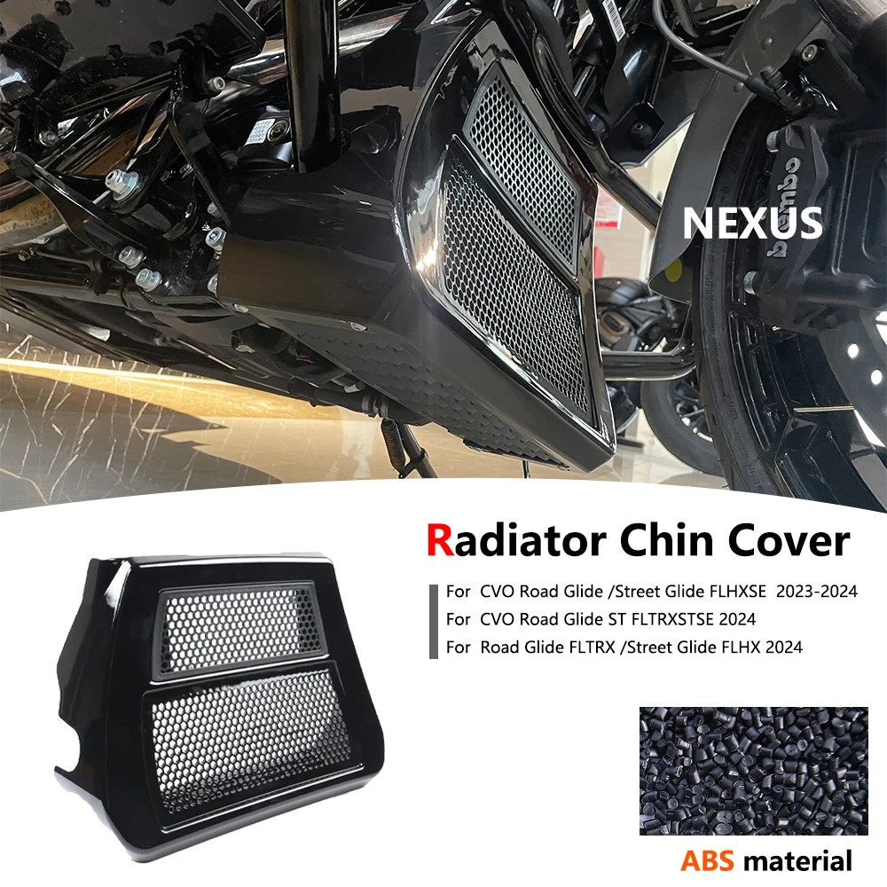 

Radiator Chin Cover Motorcycle Accessories Fairing Spoilers For Harley CVO Road Glide ST CVO Street Glide 2023 2024 FLTRX FLHX