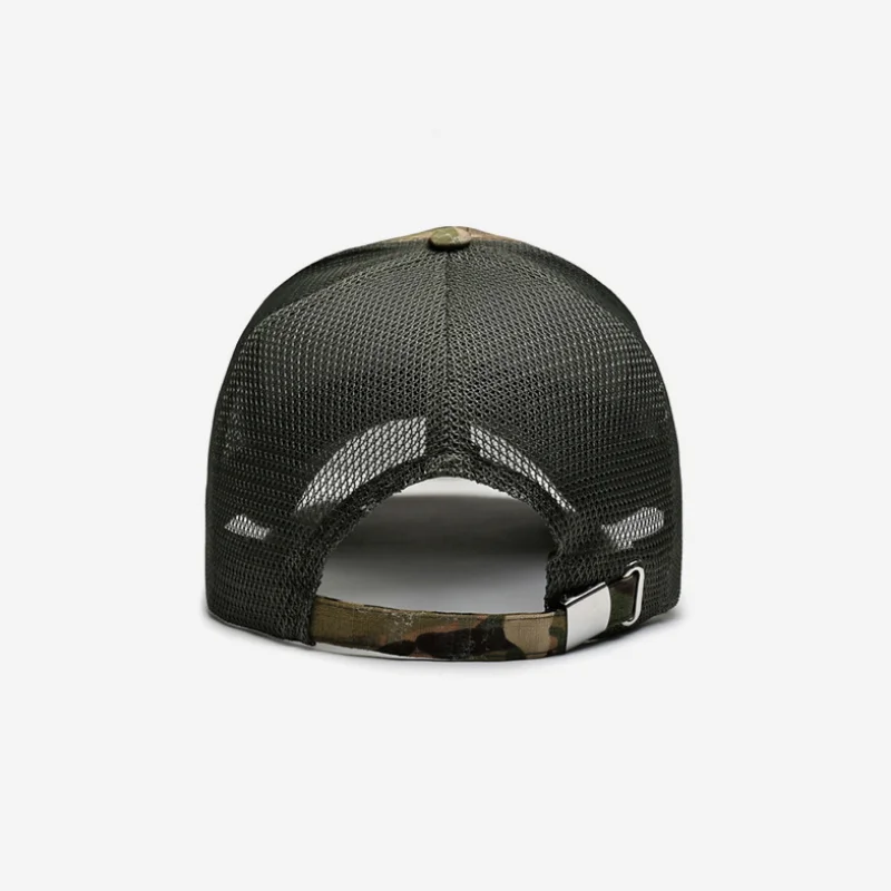 Camouflage Breathable Duck Tongue Hat Men's Outdoor Sun Protection Tactical Baseball Cap Summer Mesh Fishing Hats