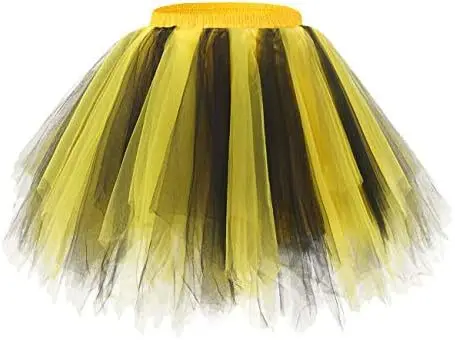 2025 nova casual feminina tule multicolorido midi saia palco desempenho malha fofo mini vestido saias de balé faldas para mujeres