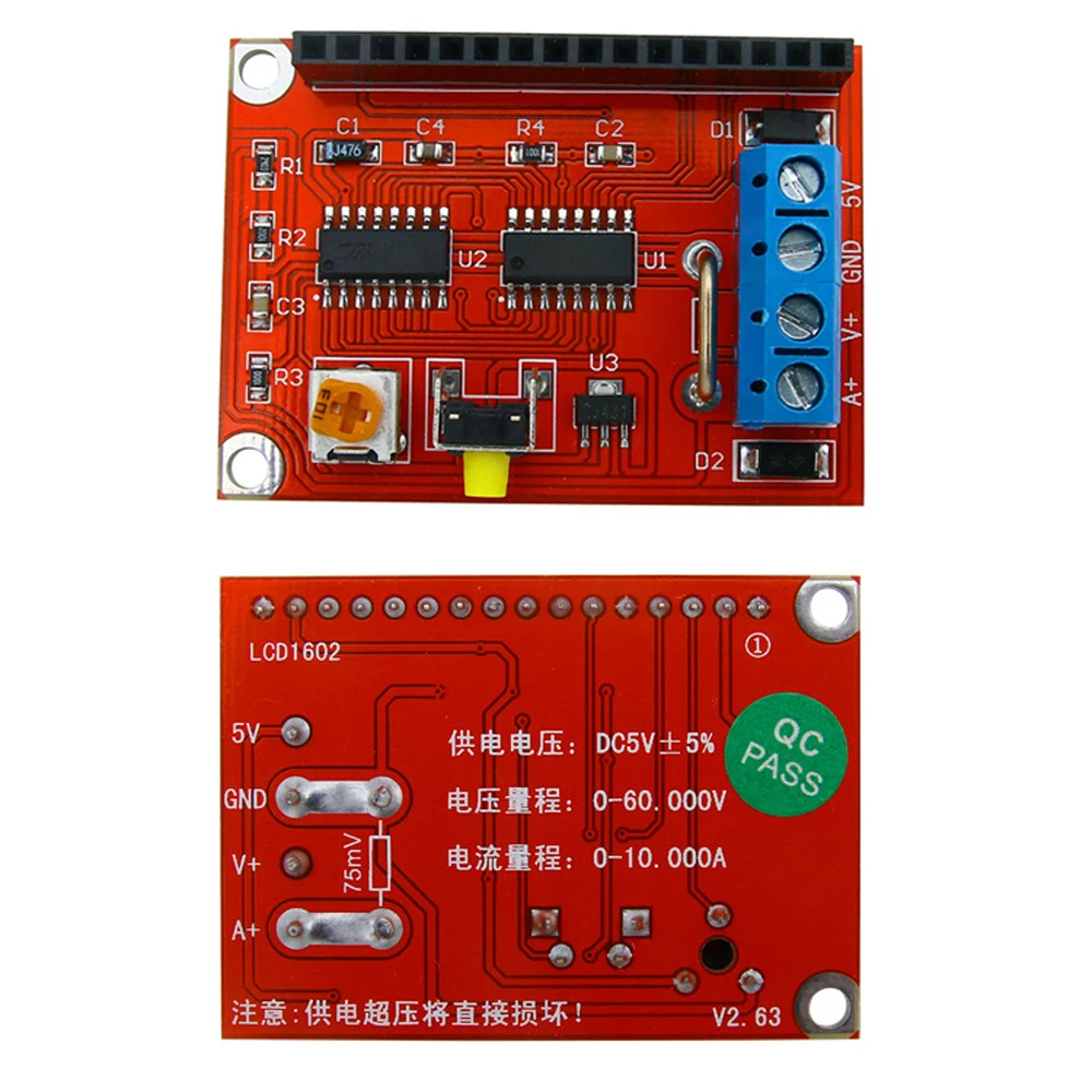 Digital LCD Multimeter Voltage Ammeter / power meter / coulomb AH meter / digital resistance TIME VOLT battery capacity tester