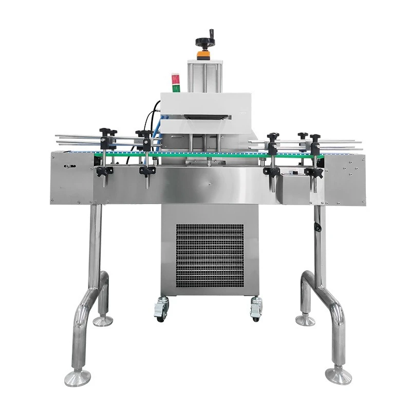 

Electromagnetic induction sealing machine, automatic continuous sealing machine, sealing machinery and equipment