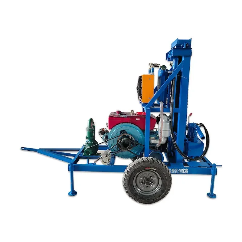 Chinese Popular 200m Deep Water Rig Portable Bore Well Drilling Machine Small Portable Core Drill Rig Machine