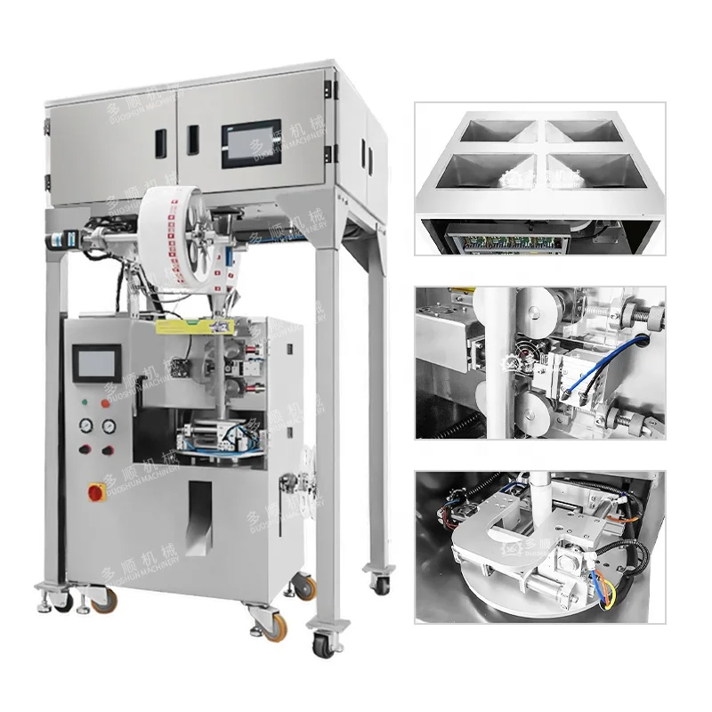 DCK-N Multi-head Scale Triangle Bag Green Tea Packing Machine Tea Triangle Bag Filling Packaging Machine