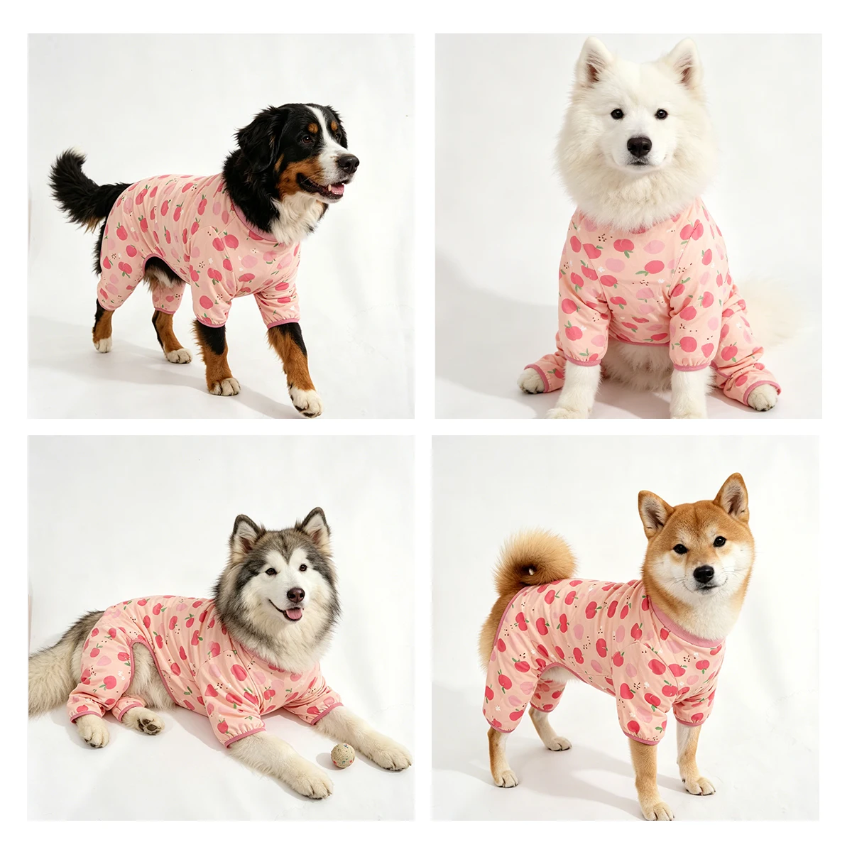 Cotton Sports Hoodie Spring Autumn Warm Casual Color Matching Dog Clothes