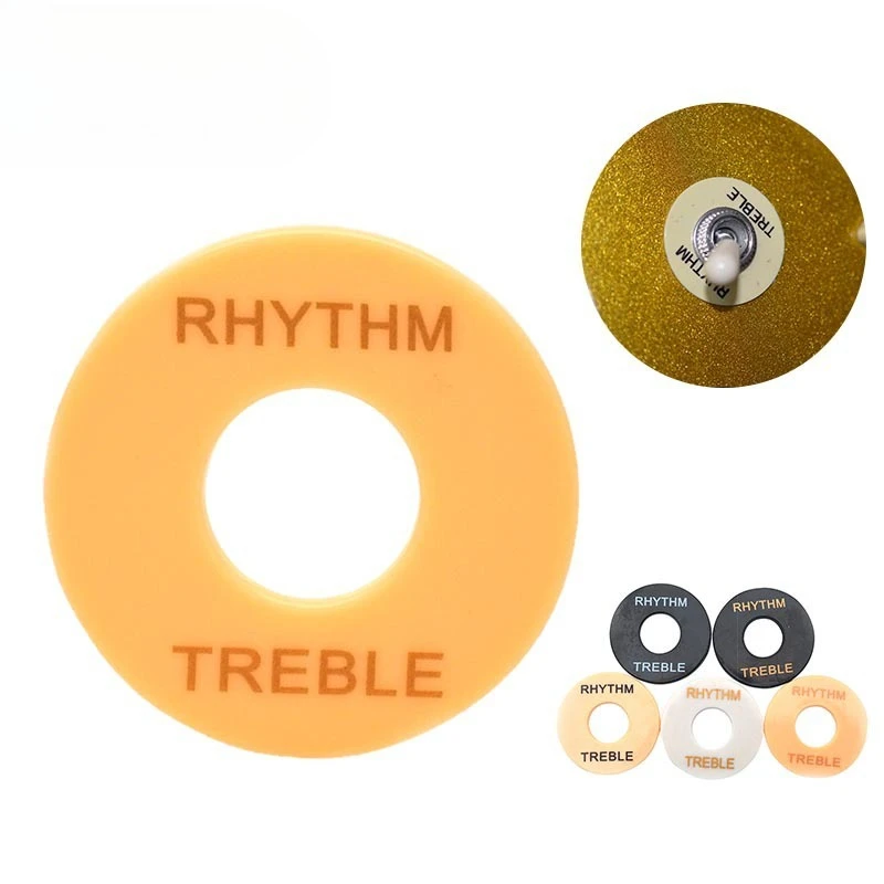 Guitar 3-Way Toggle Switch Plate,Switch Tip Indicator Washer for LP  Electric Guitar, Pickguard Mounting Ring Replacement