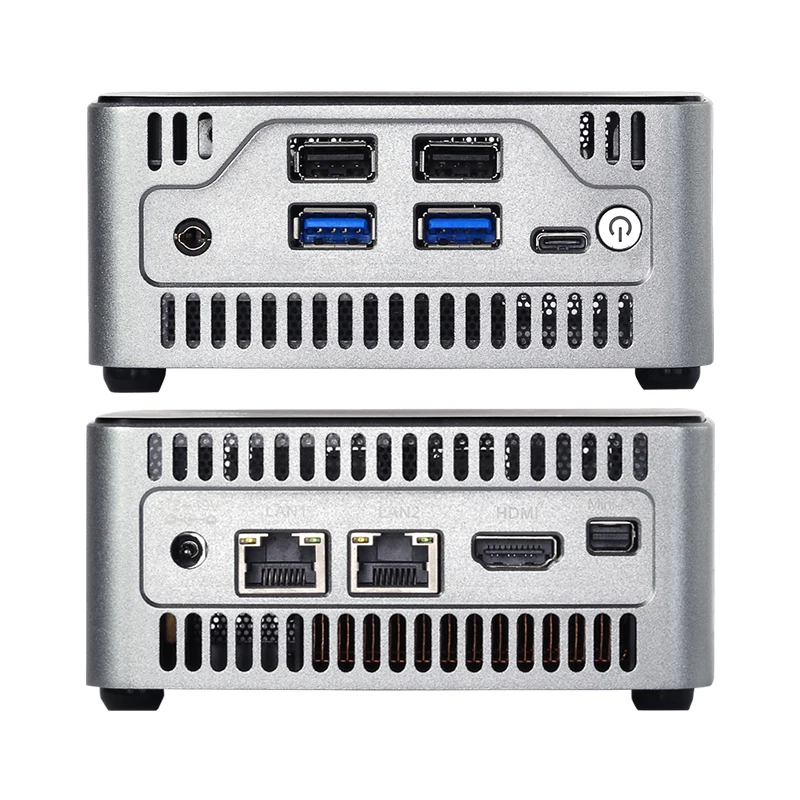 BEBEPC Mini PC Intel Core 11th Gen i5-1135G7 i7-1165G7 2x DDR4 Slots M.2 SSD NVMe 4K UHD Dual 2.5G Ethernet Windows 10/11