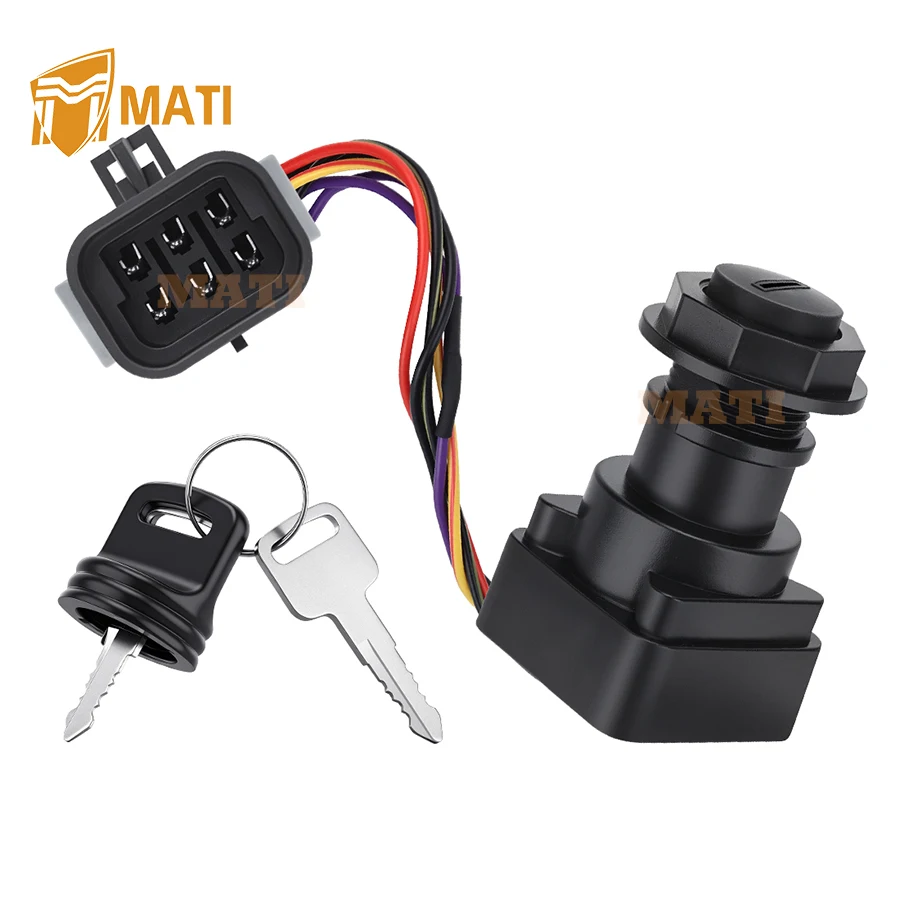 

3-Position Ignition Key Switch For Mercury Marine Quicksilver Outboard 200HP 225HP 250HP 300HP 87-897716K01 897716 8M0059686
