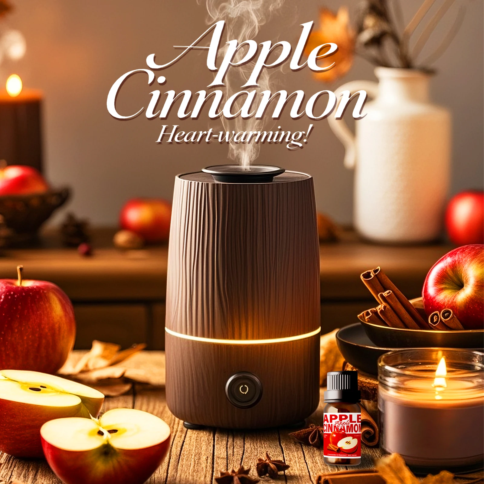 10ml Apple Cinnamon Fragrance Oils Reed Diffuser Oil Long-Lasting Sweet Fragrance Funny Gift For Women