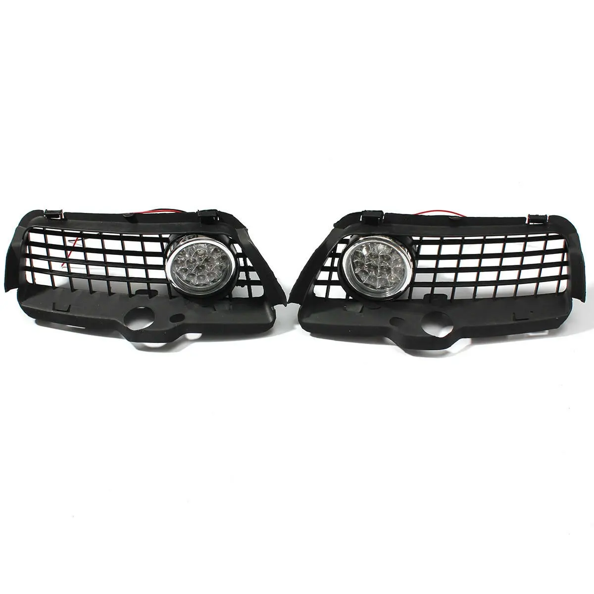 #68X 1Pair Car Front Bumper LED Fog Lamp Grille Cover,golf fog light,(plastic)