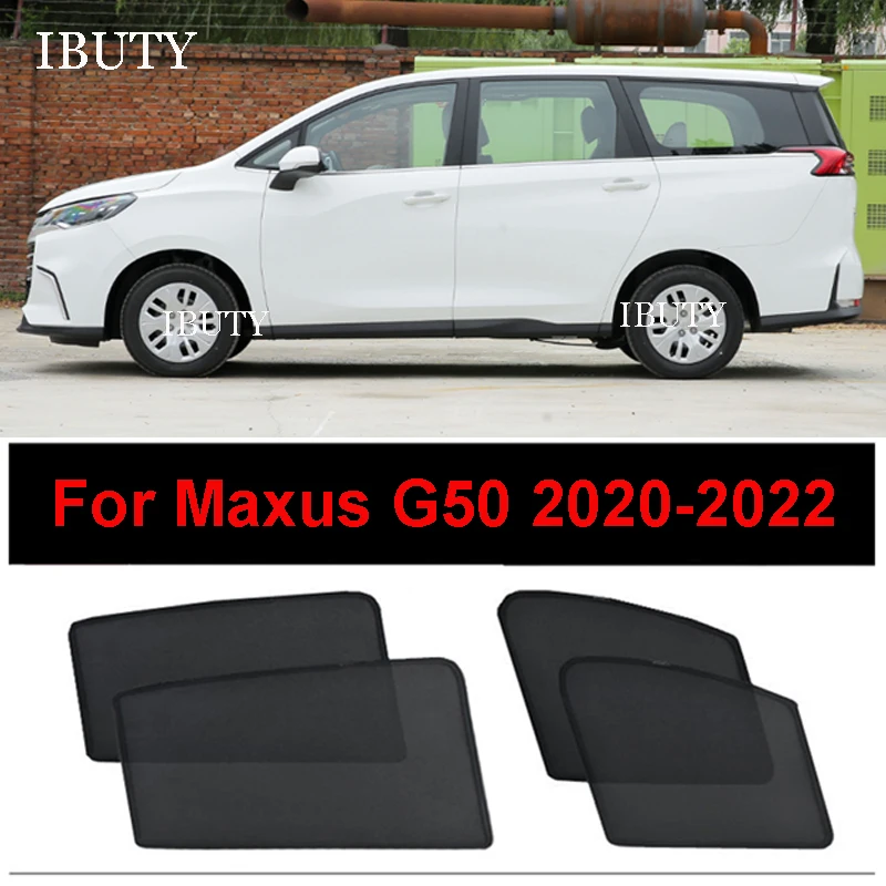 For Maxus G50 2020 2021 2022 Accessories Car Sun Shade Side Window Mesh Curtains Sun Visor Sunscreen UV Heat Protection Shield