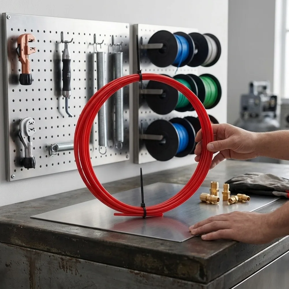 CT205 Built in Copper Tube Bending Strips Made of PE Plastic for Air Conditioning Pipe Routing and Installation Tasks
