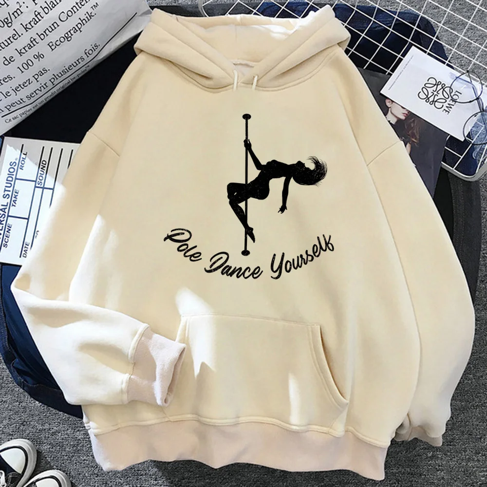 

Poledance hoodies women y2k aesthetic gothic harajuku funny sweater sweatshirts female japanese Hood