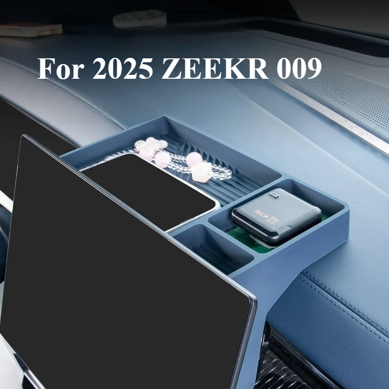

For 2025 ZEEKR 009 Behind Screen Storage Box Organizer Interior Accessories Car Interior Decoration Parts