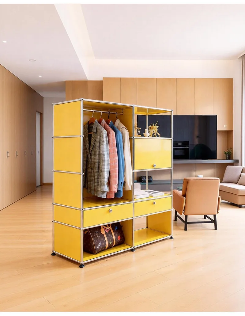 Independent wardrobe high-end indoor floor storage cloakroom partition wardrobe