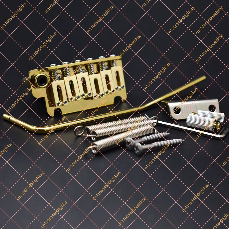 6 String Electric Guitar Tremolo Bridge Zinc Alloy Flat Head Saddle Replacement Parts