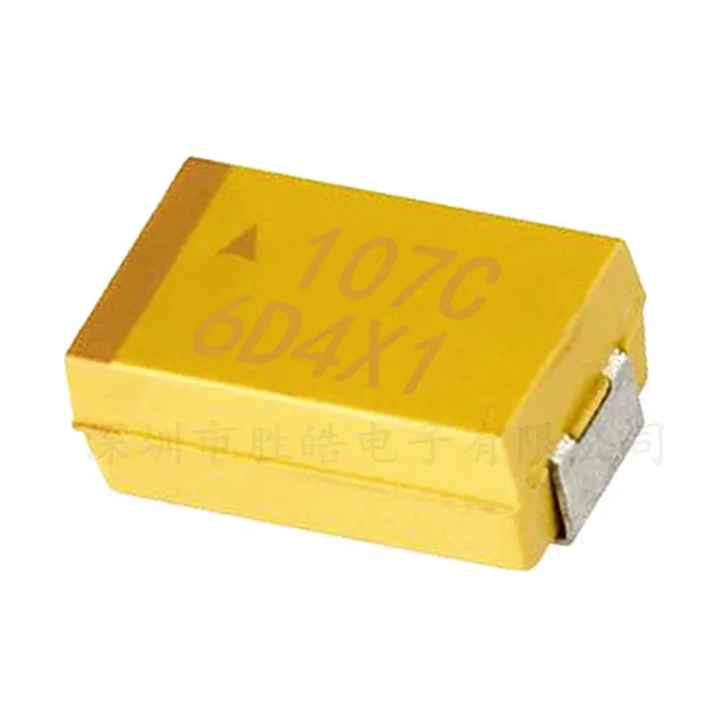 

10PCS SMD Tantalum Capacitor 16V 100UF Type C 6032 Printing 107C High Quality C6032