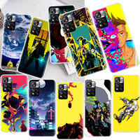 E-Edgerunners Cartoon C-Cyberpunk Phone Case For Xiaomi Poco F7 Mi 15 14 Ultra X3 X5 X6 X7 M5 M5S M6 F6 F5 10T 11T 12T Pro 10 11
