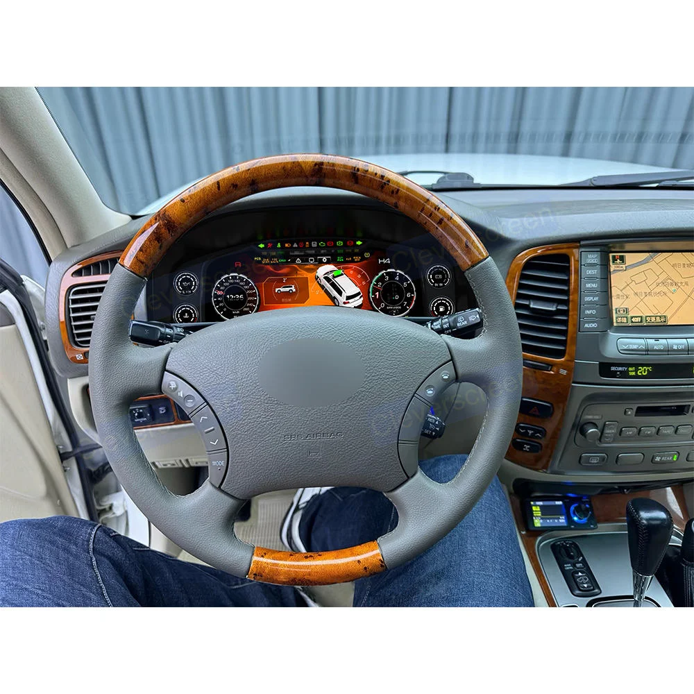 JT High Definition 12.3 Inch Digital Instrument Cluster For Toyota For Land Cruiser For LC100/Lexus For LX470 2003-2007 Car Disp