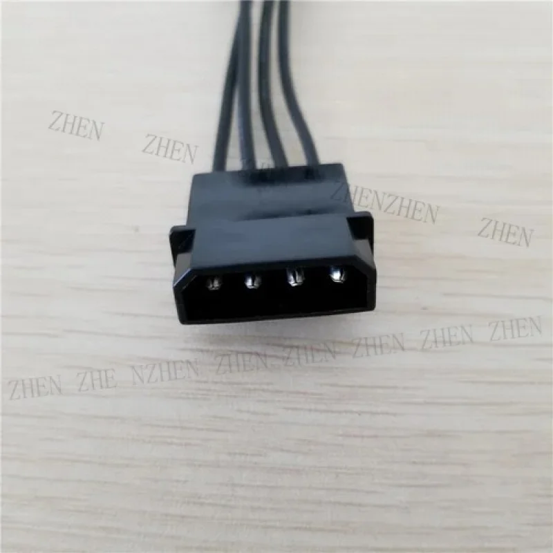 Y Y 4Pin IDE Molex to 2-Port 15Pin SATA Hard Drive HDD SSD Power Supply Cable 10cm