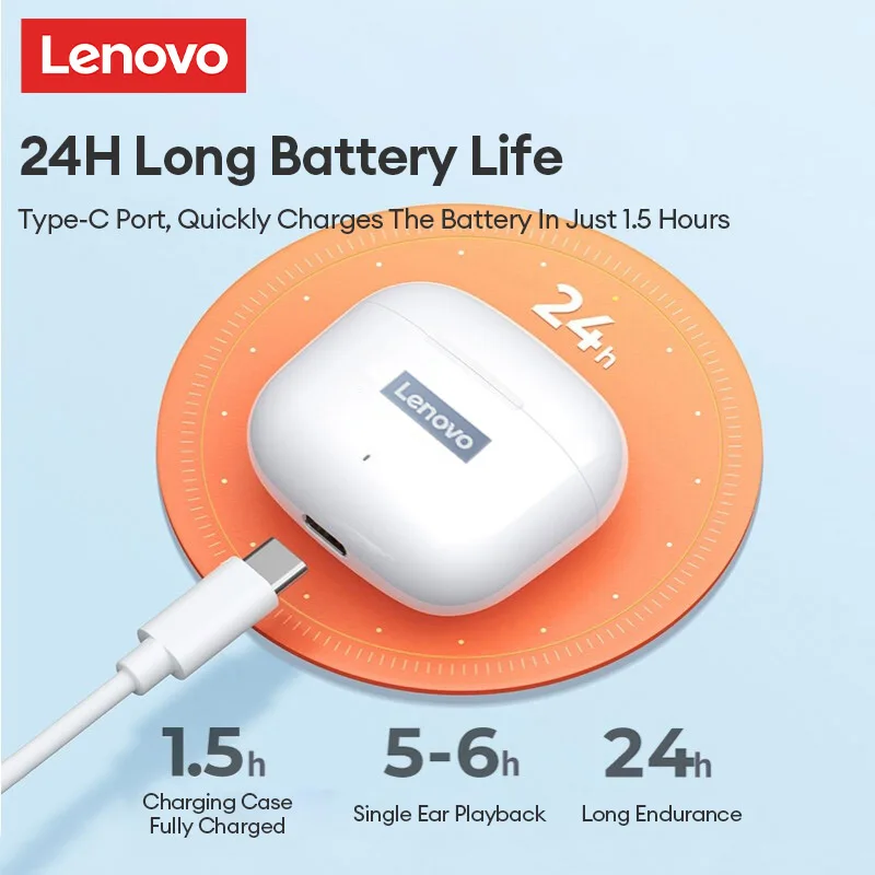 جديد لينوفو LP40 برو TWS سماعات بلوتوث لاسلكية للحد من الضوضاء سماعات الألعاب اللمس HIFI سماعات صوت ستيريو مع هيئة التصنيع العسكري