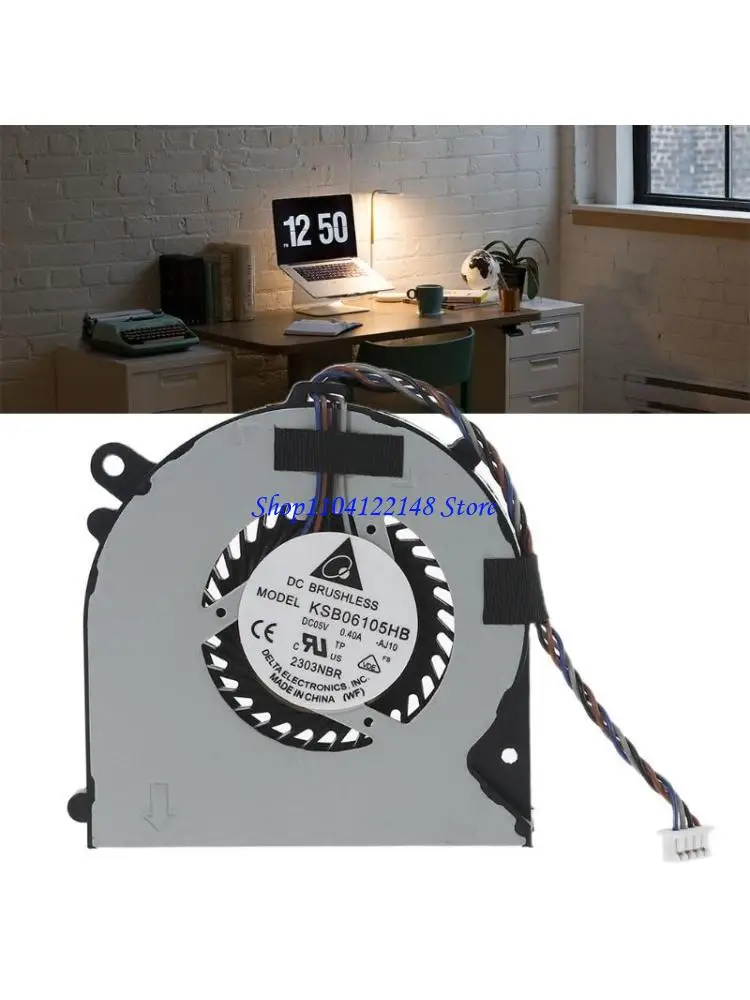 P9FA KSB06105HB for HP 260 Laptop CPU Cooling Fan 5V 0.4A 4pin GPU Radiator