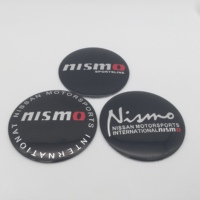 4pcs 3D 56mm 60mm 65mm For Nissan nismo GTR logo Car emblem Wheel hub Center Cap Badge covers sticker Decals Styling accessories