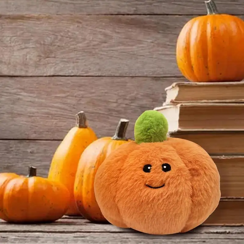 

Pumpkin Stuffed Animal Cute Halloween Plush Doll Soft Pumpkin Doll Halloween Plush Toys Pumpkin Plush For Relatives Friends