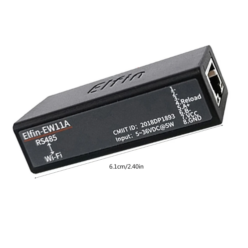 RS485 à relação sem fio do módulo RJ45 uma comunicação do servidor serial WIFI