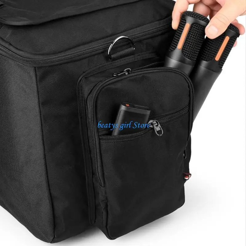 

C7AB Portable Shoulder Bag Organiser for Music Soldier Speaker Black