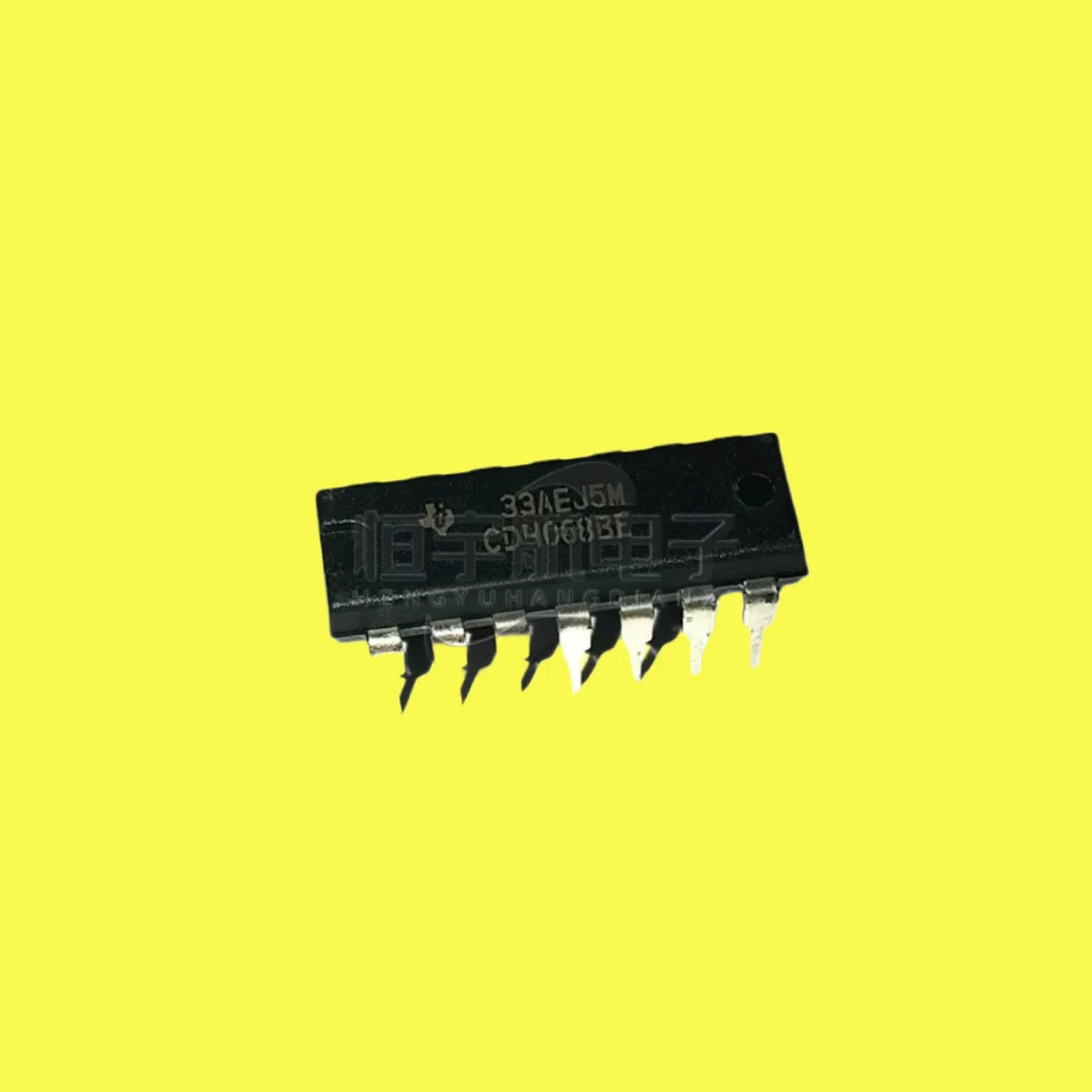 10PCS/new imported original CD4068BE CD4068 DIP14 in-line gate inverter/NAND gate chip