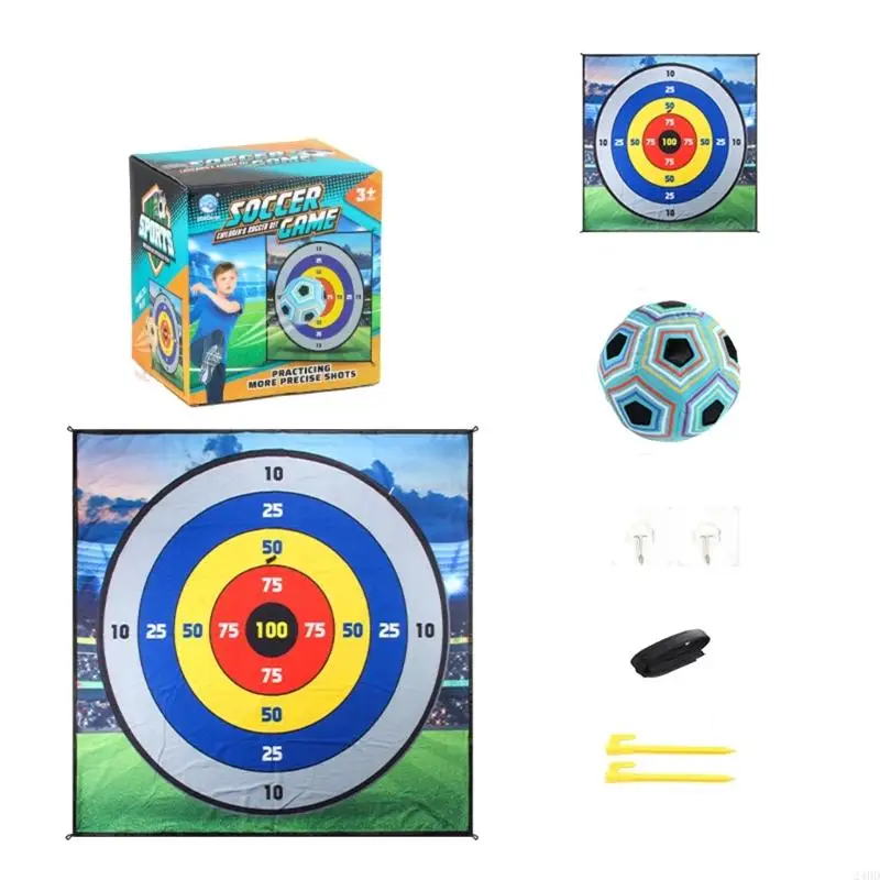 

Engaging Football Goal Mat For Kids Including Removable Attachable Footballs And Small Size 24BD