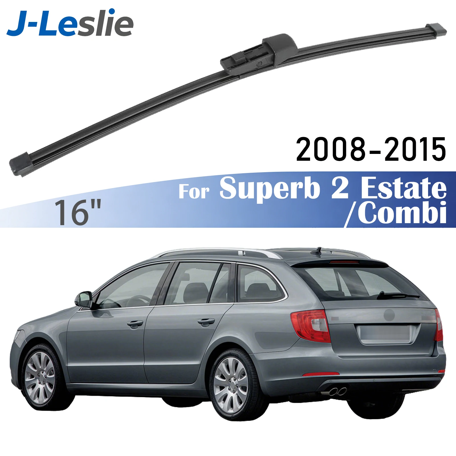 16-Zoll-Heckwischerblatt für Skoda Superb 2 Estate Combi MK2 B6 3T 2008–2015, Windschutzscheibenwischer, Scheibenreiniger, Fensterzubehör scheibenwischer Hinten Heckwischerarm