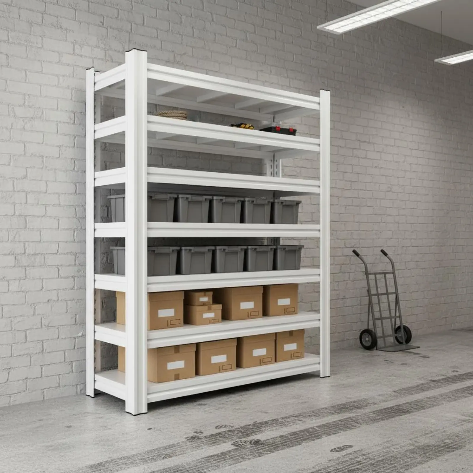 scaffale-metallico-multi-livello-scaffalatura-multifunzionale-autoportante-robusta-e-resistente-facile-da-montare-per-magazzino-seminterrato