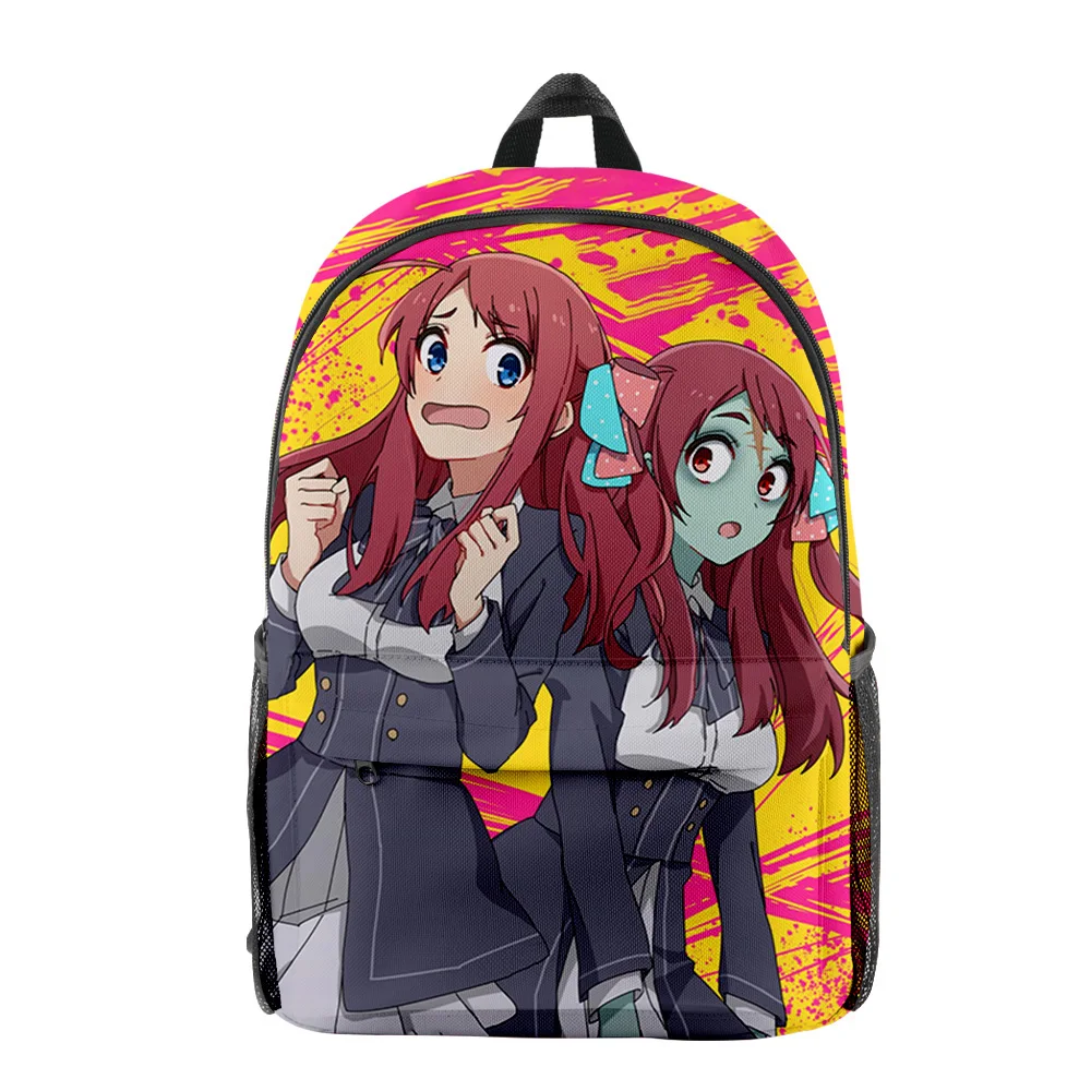 

Trendy Youthful ZOMBIE LAND SAGA Student School Bags Notebook Backpacks 3D Print Oxford Waterproof Boys/Girls Funny Travel Bags