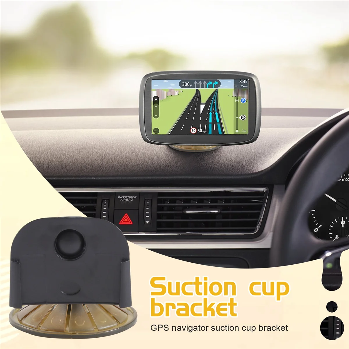 Держатель на присоске для GPS навигатора TomTom One V2 V3, 3,5 дюйма