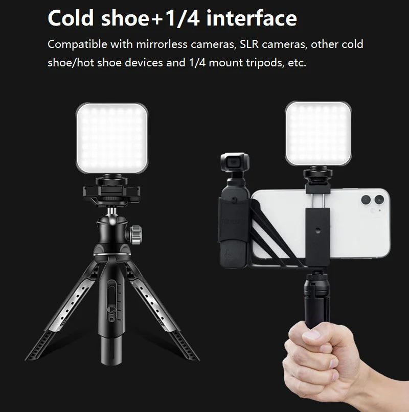 Mcoplus المحمولة البسيطة Selfie ملء الضوء 6000K 3 طرق قابل للتعديل ل هاتف الكاميرا Tik Tok يوتيوب Vlog التصوير استوديو مصباح F