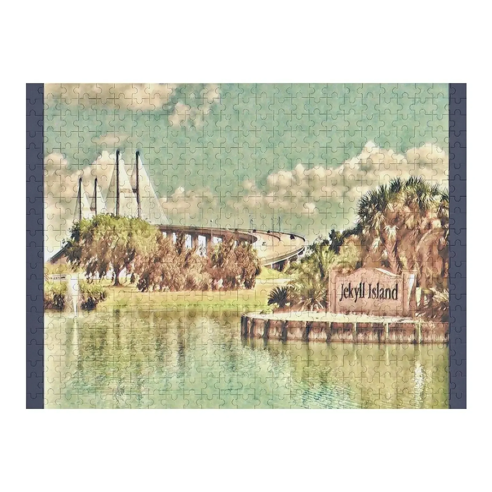 

Jekyll Island Добро пожаловать Пазл Диорама Аксессуары Подарочная головоломка на заказ